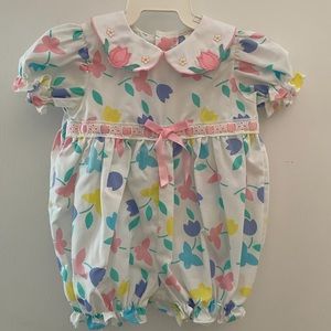 Precious Baby Girl Romper, or Bubble, in infant size 3-6 month.
